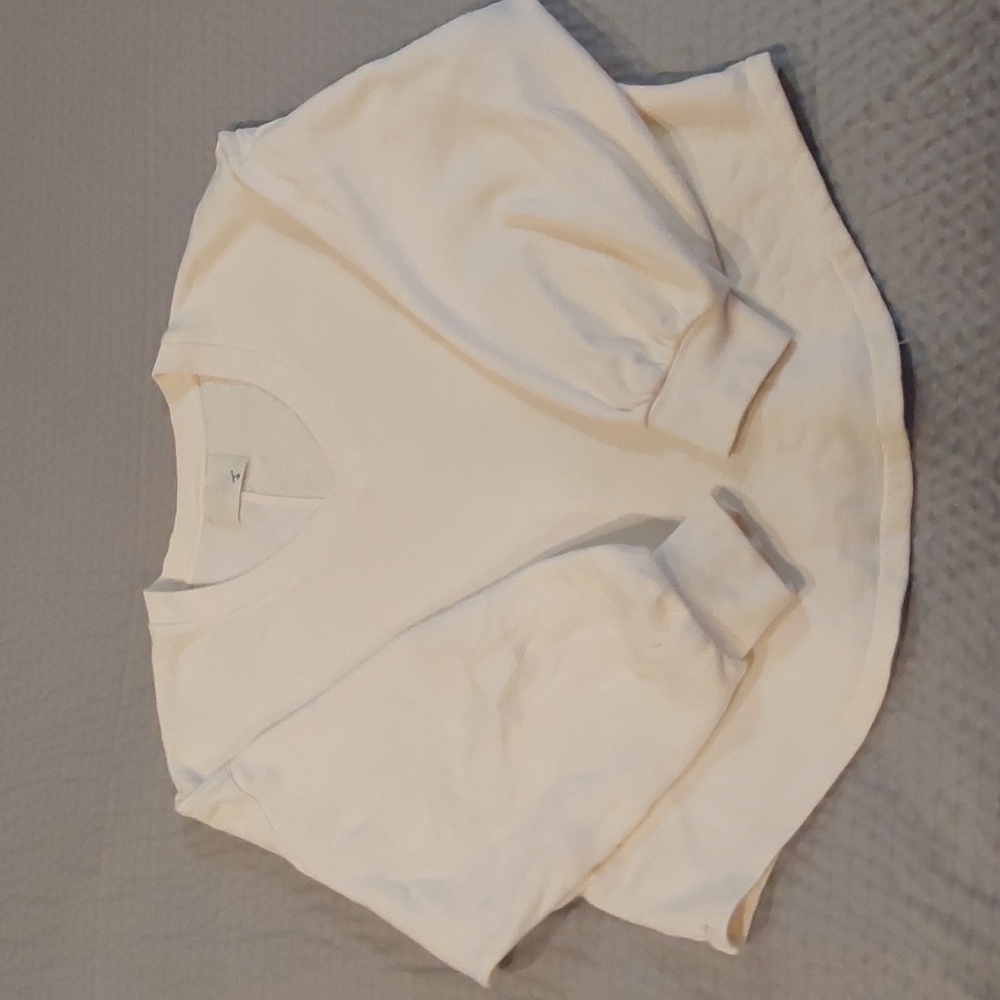 Citizens Of Humanity Cream V Neck Sweater Womens Size S